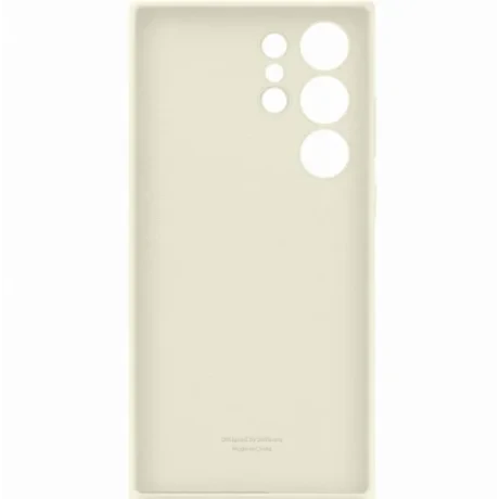 Husa  Silicone Cover pentru Samsung Galaxy S23  Ultra Beige