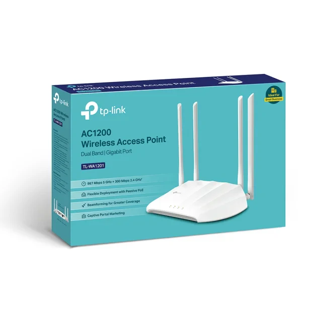 ACCESS POINT TP-LINK wireless 1200Mbps Dual Band, 4 antene externe TL-WA1201