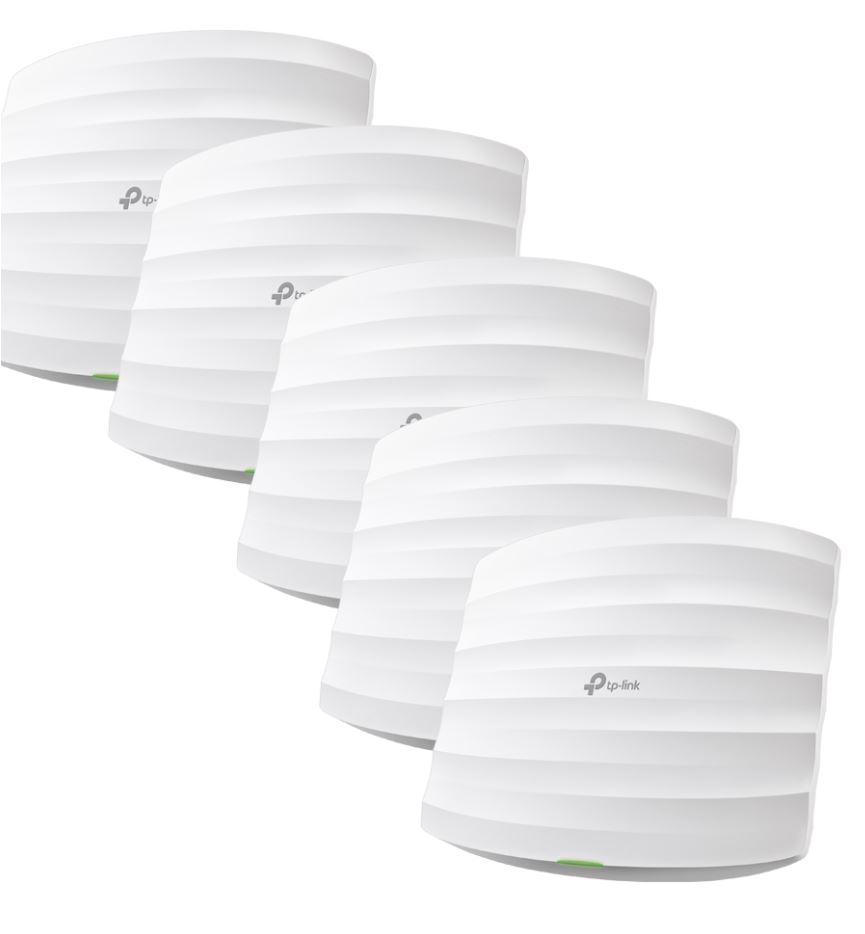 ACCESS POINT TP-LINK wireless 1750Mbps, Gigabit, 1 antena interna, IEEE802.3at PoE, Dual Band AC1750, montare pe tavan "EAP245(5-pack)" thumb