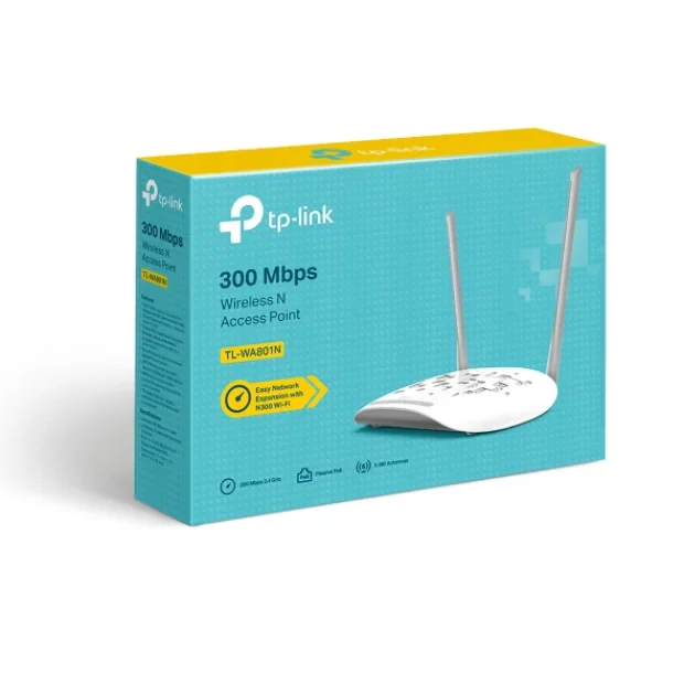 ACCESS POINT TPLINK wireless 300Mbps, port 10/100Mbps, 2 antene