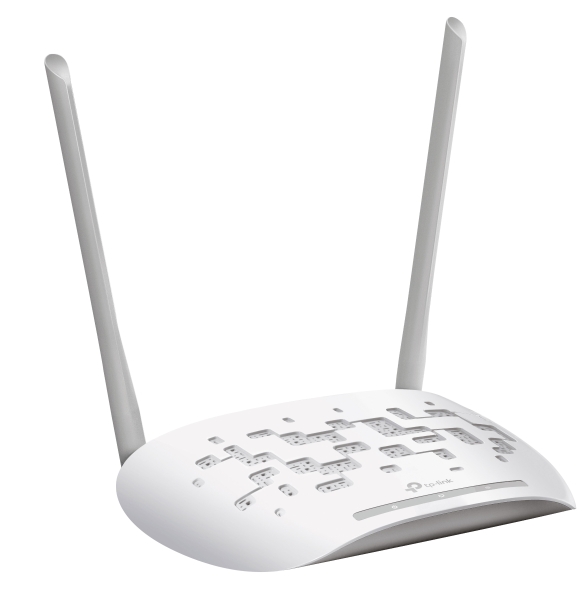 ACCESS POINT TP-LINK wireless 300Mbps, port 10/100Mbps, 2 antene externe, pasiv PoE, 2T2R, Client, Universal/ WDS Repeater, wireless Bridge, WPA/WPA2, QSS "TL-WA801N" thumb
