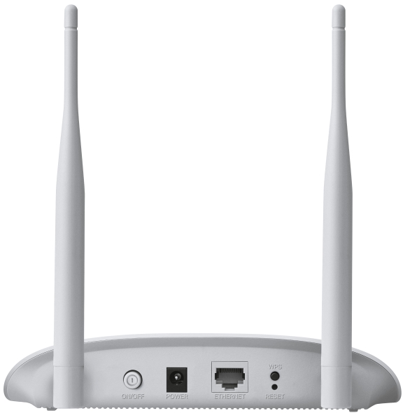 ACCESS POINT TP-LINK wireless 300Mbps, port 10/100Mbps, 2 antene externe, pasiv PoE, 2T2R, Client, Universal/ WDS Repeater, wireless Bridge, WPA/WPA2, QSS "TL-WA801N" thumb