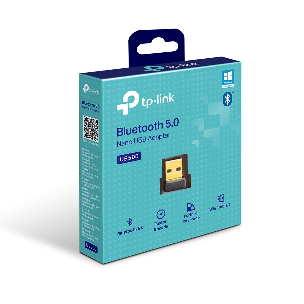 ADAPTOARE  Bluetooth TP-Link, conectare prin USB 2.0, distanta 10 m (pana la), Bluetooth v5.0, antena interna, "UB500" thumb
