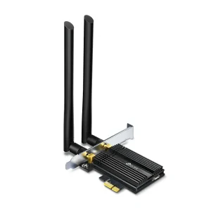 ADAPTOR RETEA TP-LINK AX3000, intern wireless 2.4 GHz | 5 GHz, PCI-E, port, 3000 Mbps, antena externa x 2, &quot;Archer TX50E&quot;