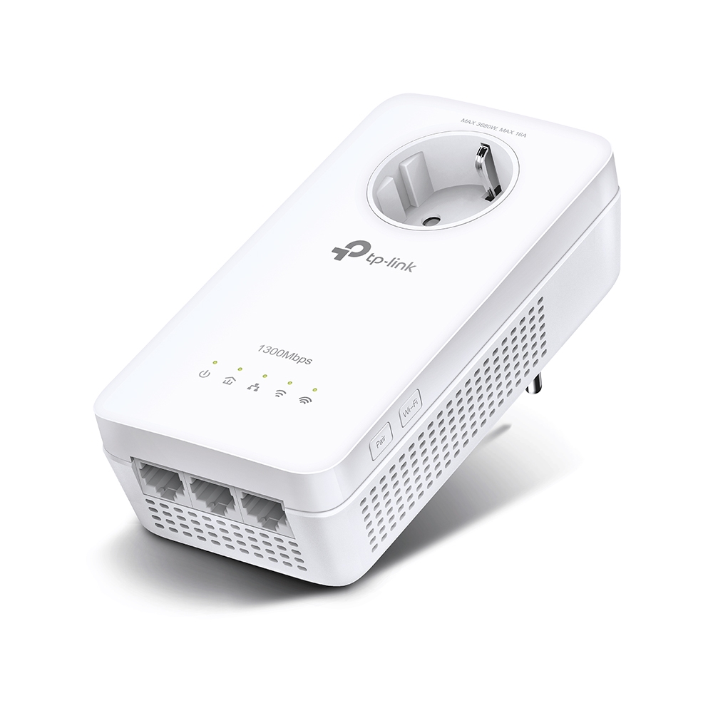 Amplificator Powerline TP-Link 1300Mbps, 3 x Gigabit LAN, 1 x Sucko, Dual Band AC1200,  "TL-WPA8631P" thumb