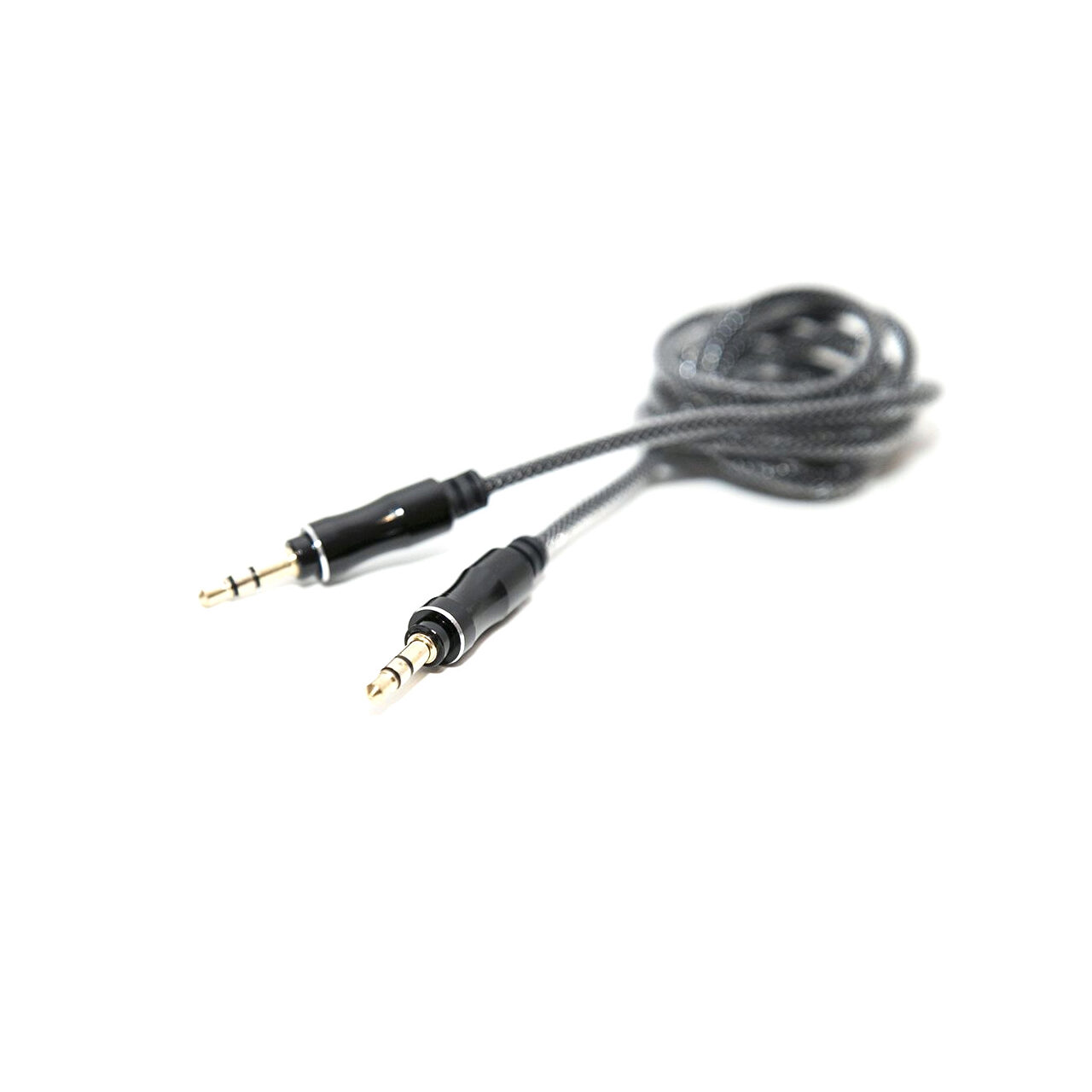 Cablu Jack 3.5mm Lemontti Audio Negru 1m thumb