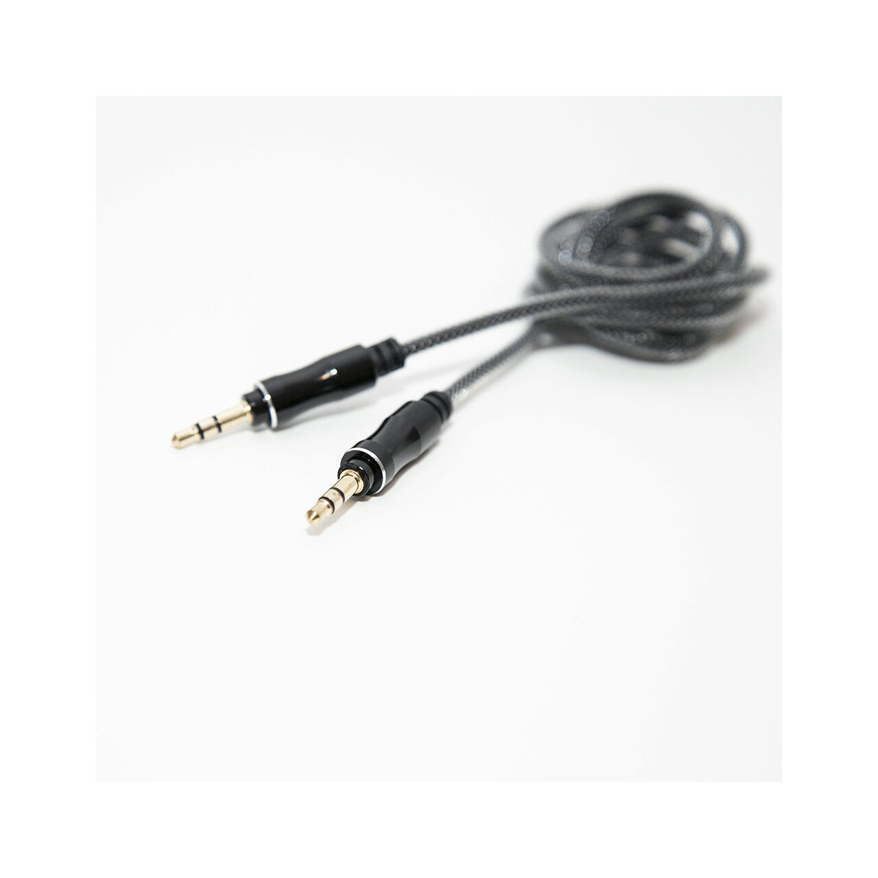Cablu Jack 3.5mm Lemontti Audio Negru 1m thumb