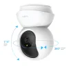 CAMERA IP TP-LINK, cube, pt. interior, dist. IR 9 m, tip lentila fixa 4 mm, 2 Mpx, cu fir, microfon, carcasa plastic, slot SD card, "TC70"