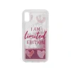 Carcasa iPhone XS / X Lemontti Liquid Sand I Am Limited Edition