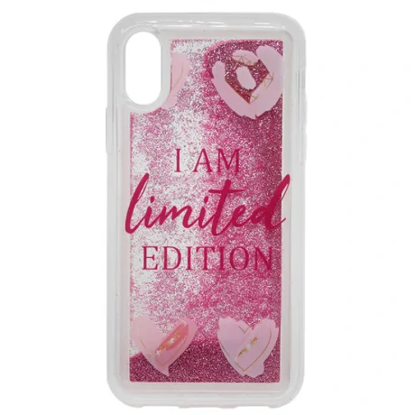 Carcasa iPhone XS / X Lemontti Liquid Sand I Am Limited Edition