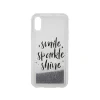 Carcasa iPhone XS / X Lemontti Liquid Sand Smile, Sparkle, Shine