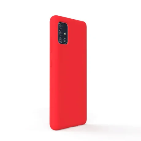 Carcasa Samsung Galaxy A51 4G Lemontti Liquid Silicon Red