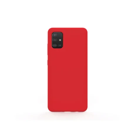 Carcasa Samsung Galaxy A51 4G Lemontti Liquid Silicon Red