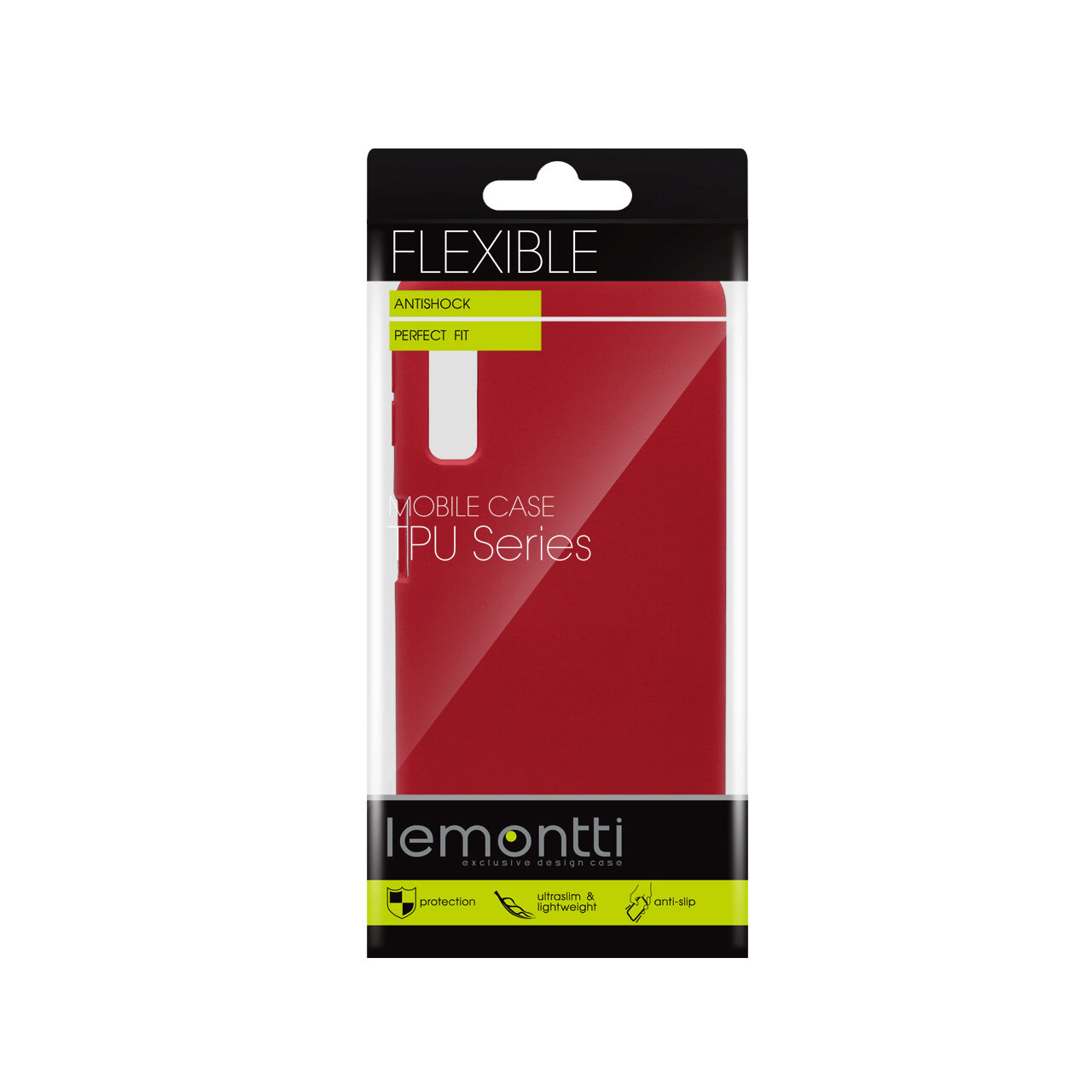 Carcasa Samsung Galaxy A7 (2018) Lemontti Aqua Red thumb