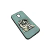 Carcasa Samsung Galaxy J3 (2017) Lemontti Embroidery Gray Puppy
