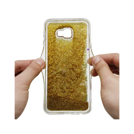 Carcasa Samsung Galaxy J4 Plus Lemontti Liquid Sand Blue Flowers