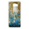 Carcasa Samsung Galaxy J4 Plus Lemontti Liquid Sand Blue Flowers