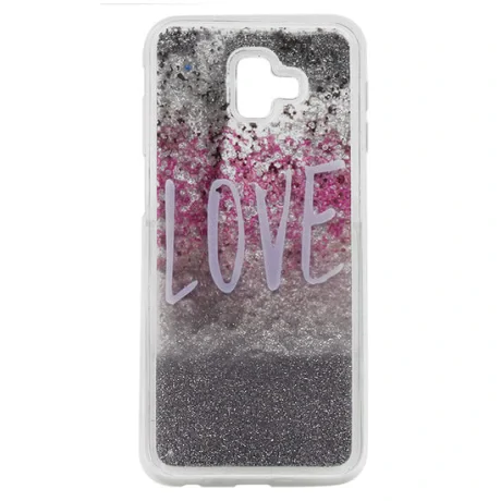 Carcasa Samsung Galaxy J6 Plus Lemontti Liquid Sand Love