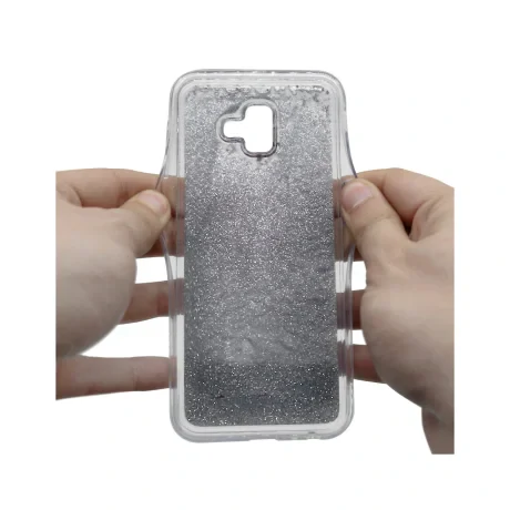 Carcasa Samsung Galaxy J6 Plus Lemontti Liquid Sand Love