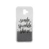Carcasa Samsung Galaxy J6 Plus Lemontti Liquid Sand Smile, Sparkle, Shine