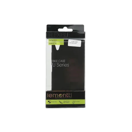 Carcasa Sony Xperia XA1 Lemontti Hard Rubber Slim Negru