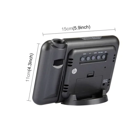 Ceas cu Alarma Lemontti Black