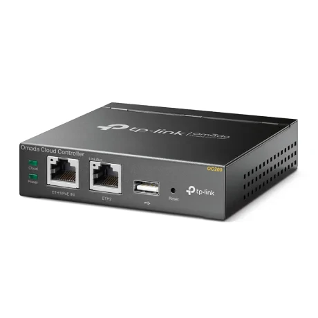 CONTROLLER TP-LINK wireless cloud controler, 2 x 10/100 LAN ports, 1 x USB 2.0, 1 x Mirco-USB, PoE 802.3af or Micro-USB Power Adapter "OC200"