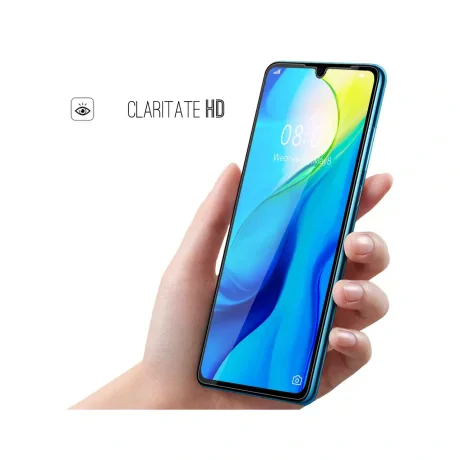 Folie Huawei P30 Lemontti Sticla Full Glue Negru