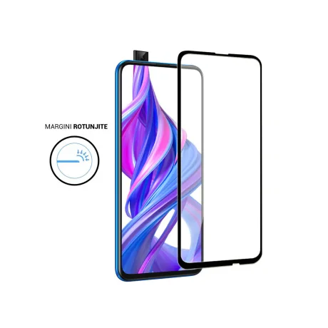 Folie Huawei Y9s Lemontti Sticla Full Fit Black