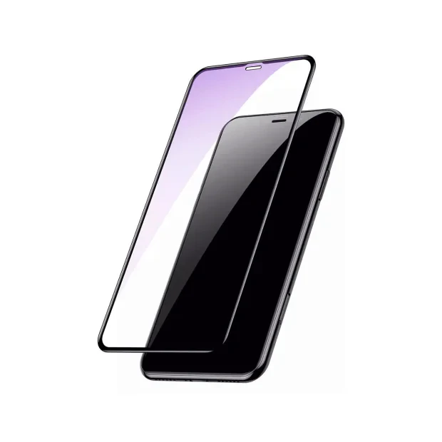 Folie iPhone 11 / XR Lemontti Sticla 3D Anti-BlueRay Black