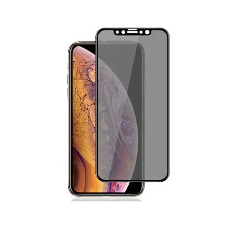 Folie iPhone 13 Pro Max Lemontti Sticla Privacy Black