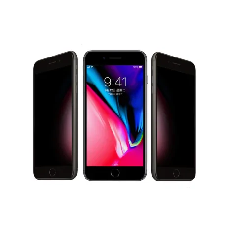 Folie iPhone SE 2020 / 8 / 7 / 6s / 6 Lemontti Sticla Privacy Black