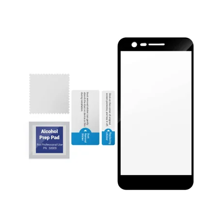 Folie LG K10 (2018) / K11 (2018) Lemontti Sticla Full Fit Black