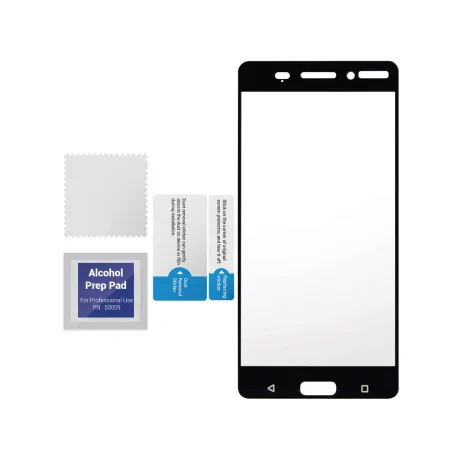 Folie Nokia 6.1 (Nokia 6 2018) Lemontti Sticla Full Fit Black