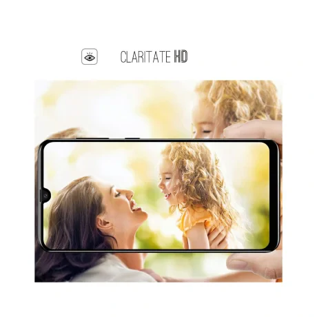 Folie Samsung Galaxy A40 Lemontti Sticla Full Glue Negru