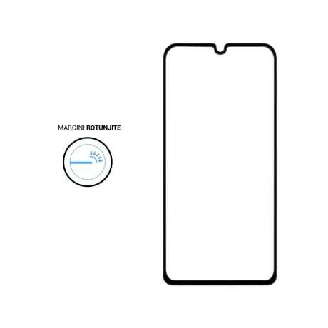 Folie Samsung Galaxy A41 Lemontti Sticla Full Fit Black