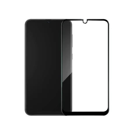 Folie Samsung Galaxy A50s / A30s / A50 / A30 / A20 Lemontti Sticla Full Fit Black (1 fata, 9H, 0.33m