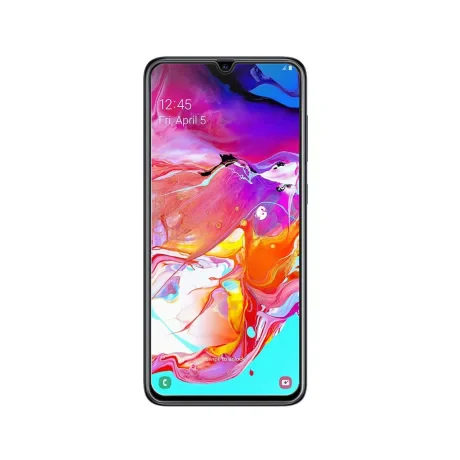 Folie Samsung Galaxy A70 Lemontti Sticla Full Glue Negru