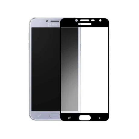 Folie Samsung Galaxy J4 (2018) Lemontti Sticla Full Fit Black