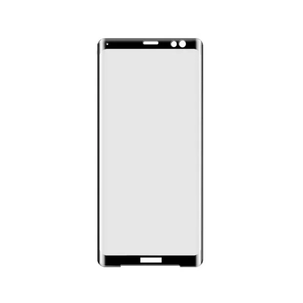 Folie Sony Xperia XZ3 Lemontti Sticla Curbata Black