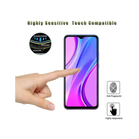 Folie Xiaomi Redmi 9A Lemontti Sticla Full Fit Black