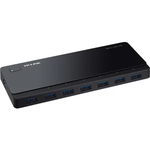 HUB extern TP-LINK, porturi USB: USB 3.0 x 7, conectare prin USB 3.0, alimentare retea 220 V, cablu 1 m, negru &quot;UH700&quot; / 42504067