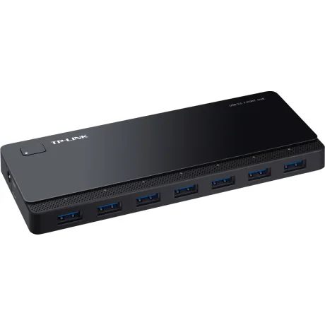 HUB extern TP-LINK, porturi USB: USB 3.0 x 7, conectare prin USB 3.0, alimentare retea 220 V, cablu 1 m, negru &quot;UH700&quot; / 42504067
