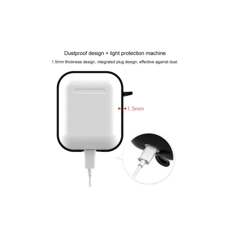 Husa Airpods Lemontti Protective Case Green