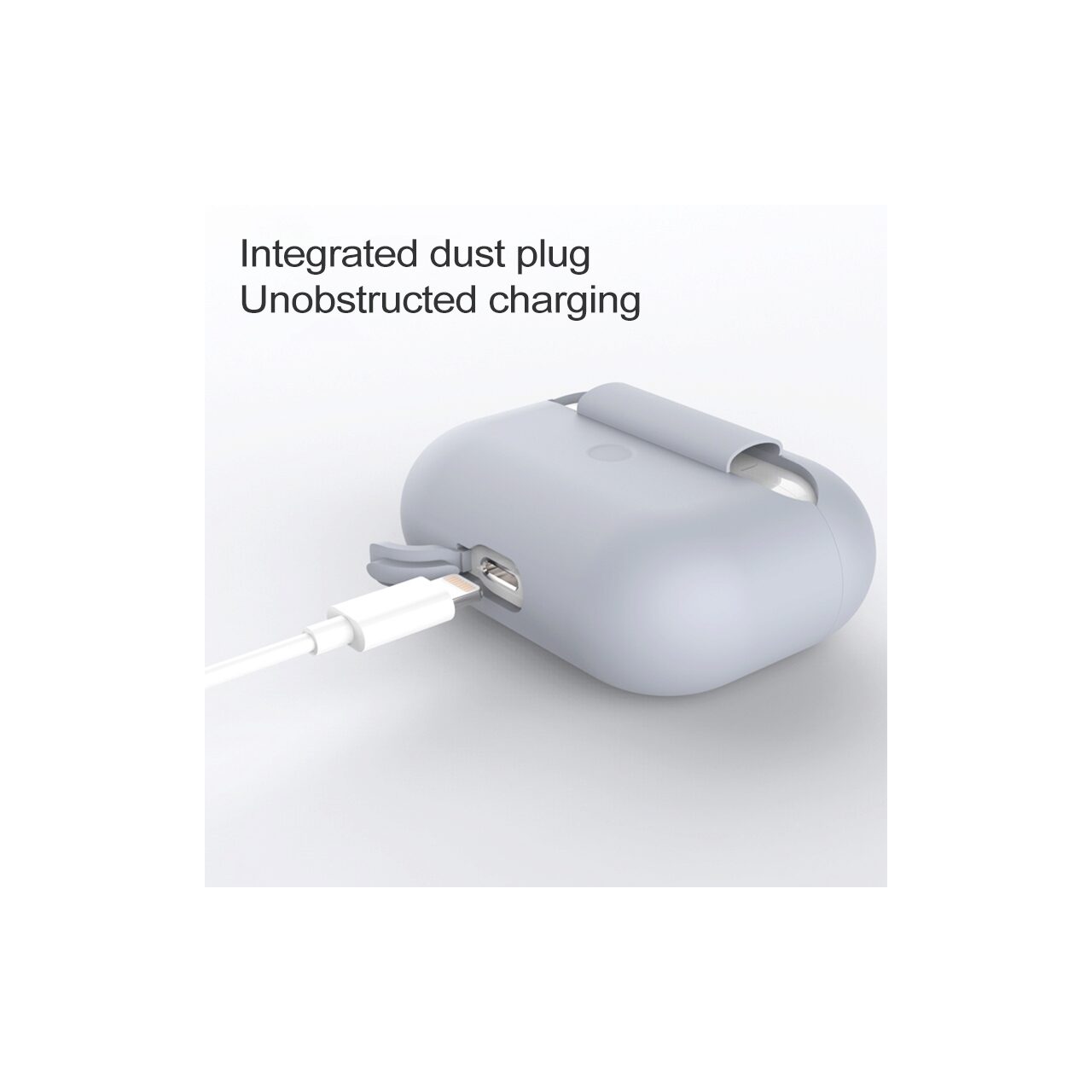 Husa Airpods Pro Lemontti Silicone Cover White thumb