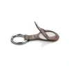 Husa AirTag Lemontti Leather Brown (breloc chei)