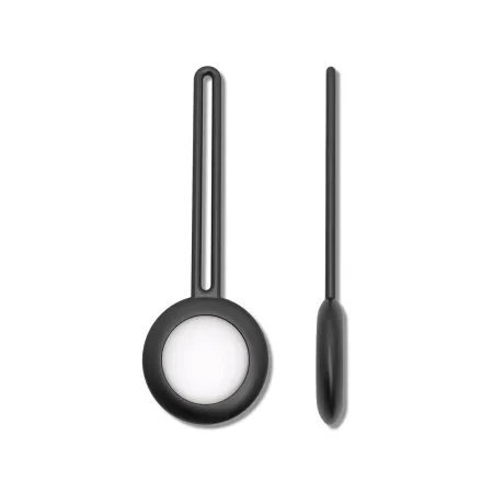 Husa AirTag Lemontti Silicon Black (breloc chei)