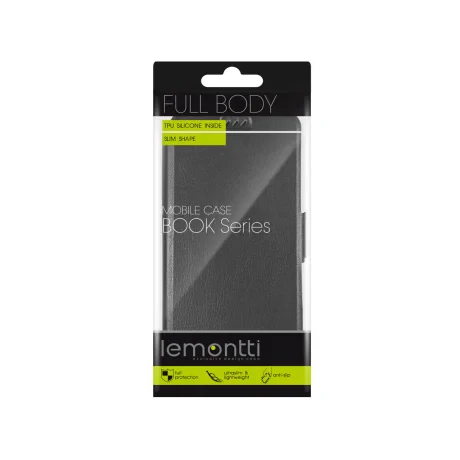 Husa Alcatel U5 3G Lemontti Book Elegant Negru