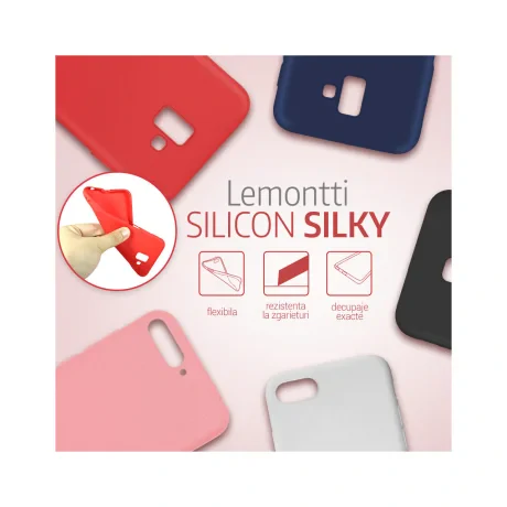 Husa Huawei Mate 20 Lite Lemontti Silicon Silky Negru