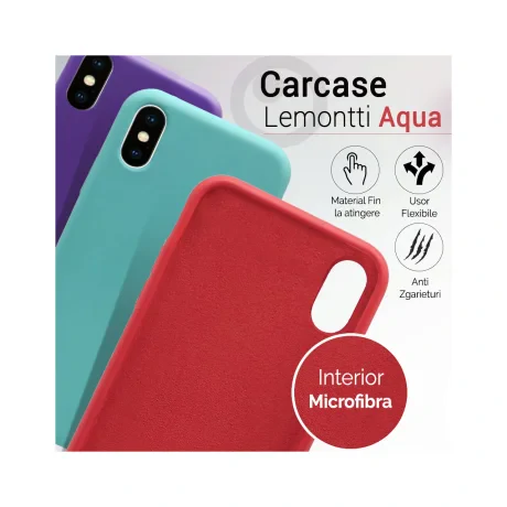 Husa Huawei Mate 20 Pro Lemontti Aqua Dark Purple